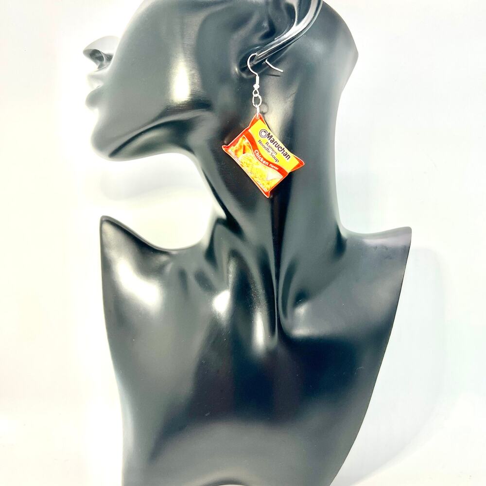 Ramen Noodles Earrings - Ramen Earrings - Ramen Accessories - Kawaii Earrings - Picture 6 of 8